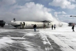 Delta aircraft Toronto Airport news, Delta aircraft Toronto Airport accident, delta aircraft flips upside down on landing at toronto airport, Destination