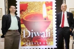 Diwali stamp, UN Diwali stamp, 23 countries celebrate release of diwali stamp in us, International gita mahotsav