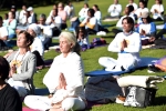 yoga day celebrations across the globe, international yoga day 2019 theme, yoga day celebrations begin across the globe, International yoga day